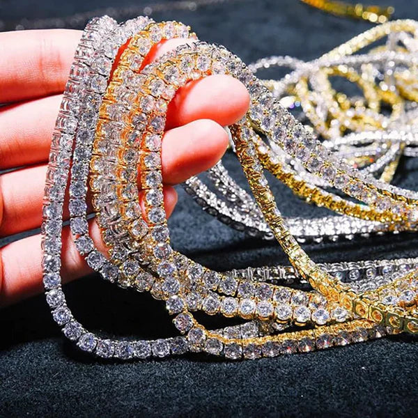 Collier chaîne brillant pour hommes