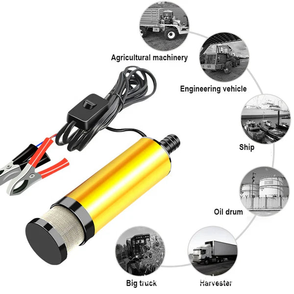 Pompe électrique de transfert d'huile et de carburant