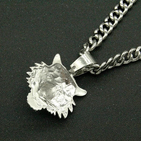 Bijoux de charme à la mode, Collier pendentif tigre 3D pour hommes et femmes