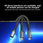3 en 1 Câble de charge rapide pour tous les Téléphones