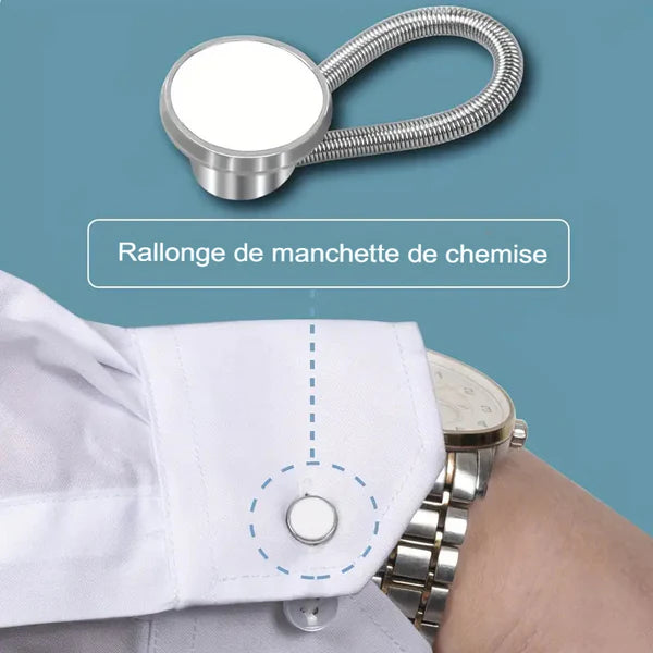 10 rallonges de col de chemise pour hommes