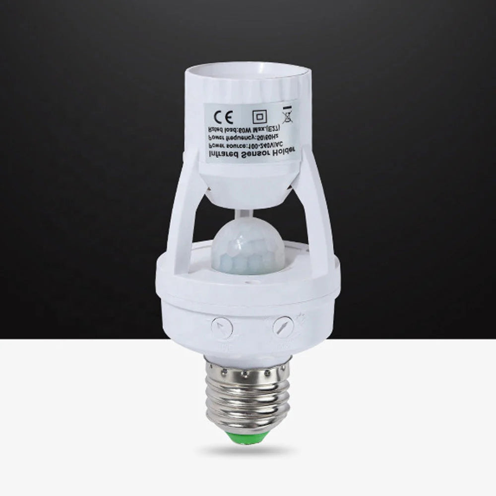 Tête de lampe à capteur de corps infrarouge